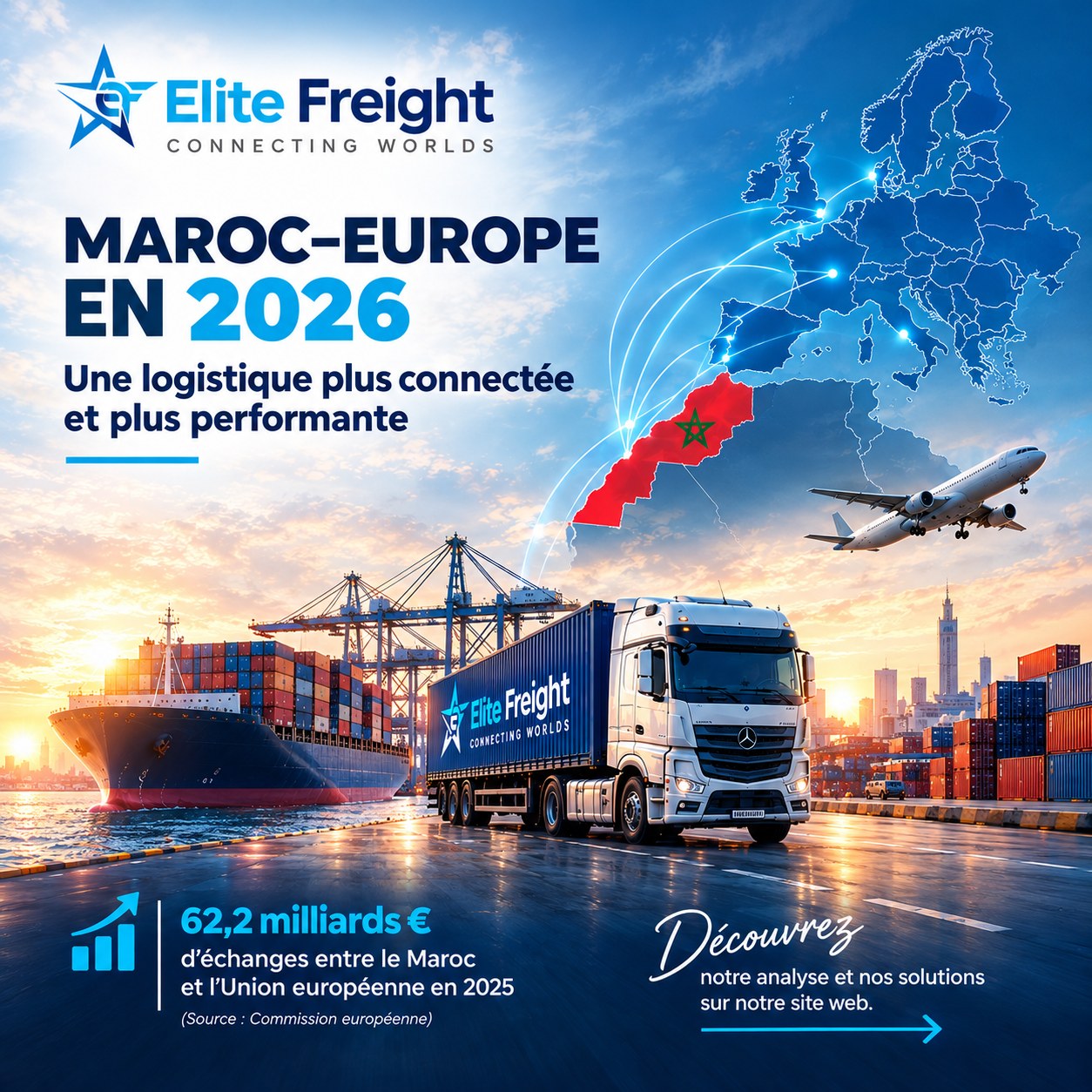 Maroc–Europe en 2026 : les enjeux d’une logistique plus connectée et plus performante